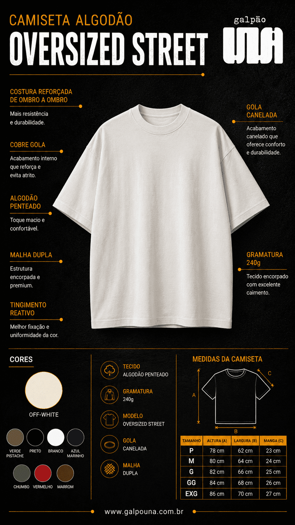 Ficha técnica Oversized Street